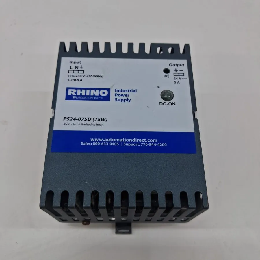 Блок питания Industrial DIN-Rail Power Supply 24 VDC 3 A AutomationDirect PS24-0