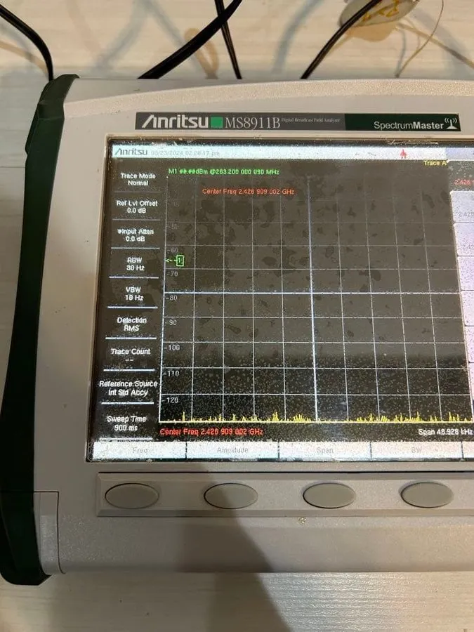 Анализатор Power Only Anritsu MS8911B HandHeld Spectrum Master Analyzer — фото лота 1