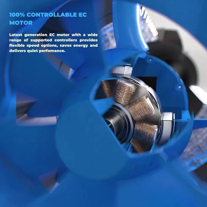 Вентилятор TerraBloom 12.3" (313mm) Inline Duct Fan, ECMF-315, 1662 CFM, 268W — фото лота 2
