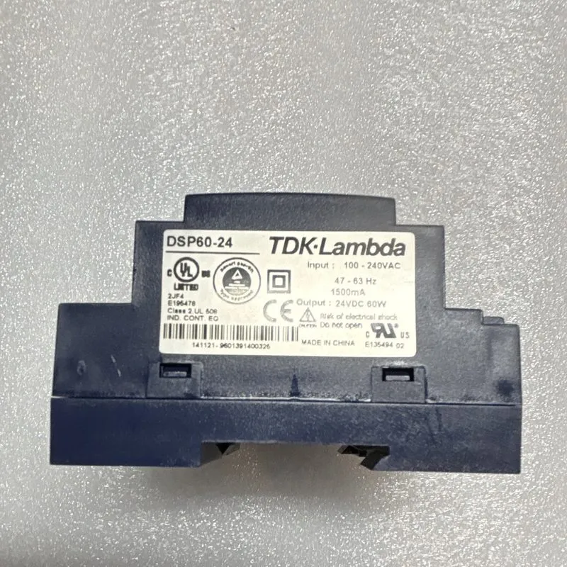 Блок питания TDK-Lambda DSP60-24 DIN Rail Power Supply 24VDC 60W 2.5A 100-240VAC — фото лота 2
