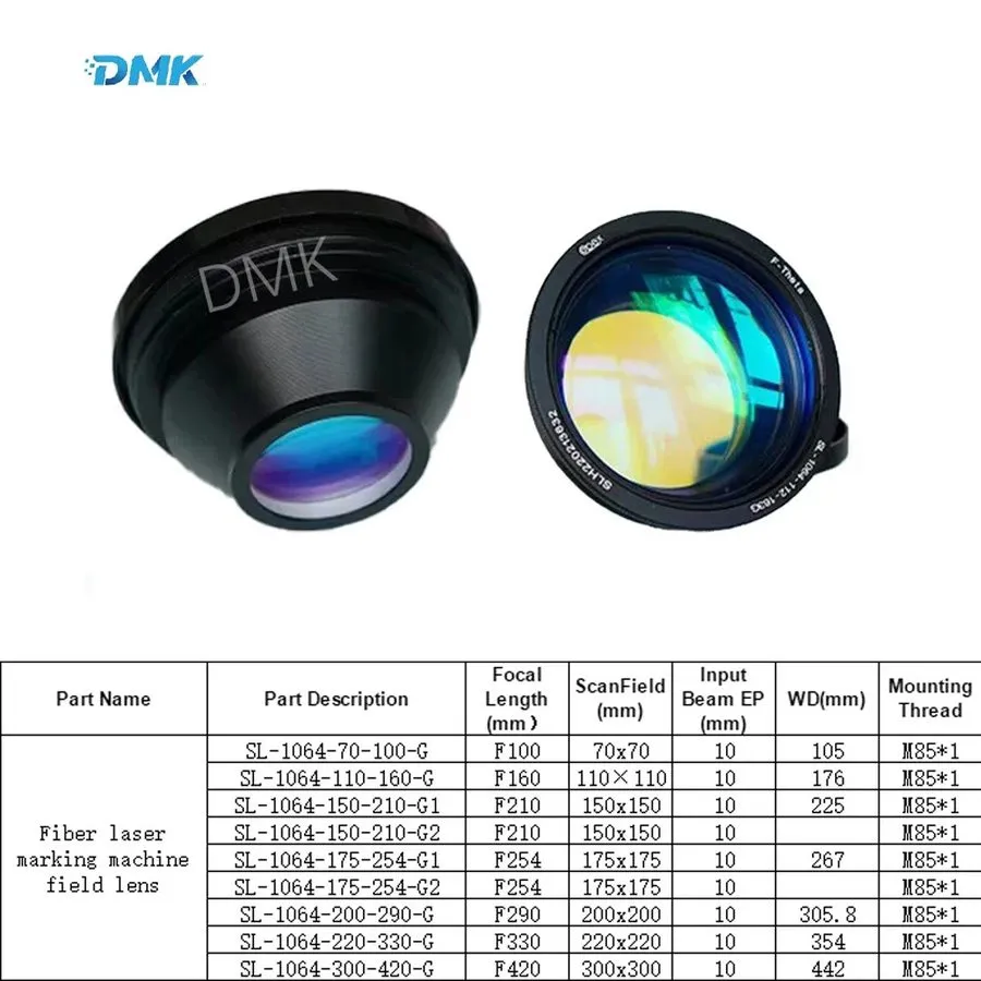Лазерный маркиратор Laser Mark Machine Field Lens M85 1 F100-F420 F-theta 300x30 — фото лота 2