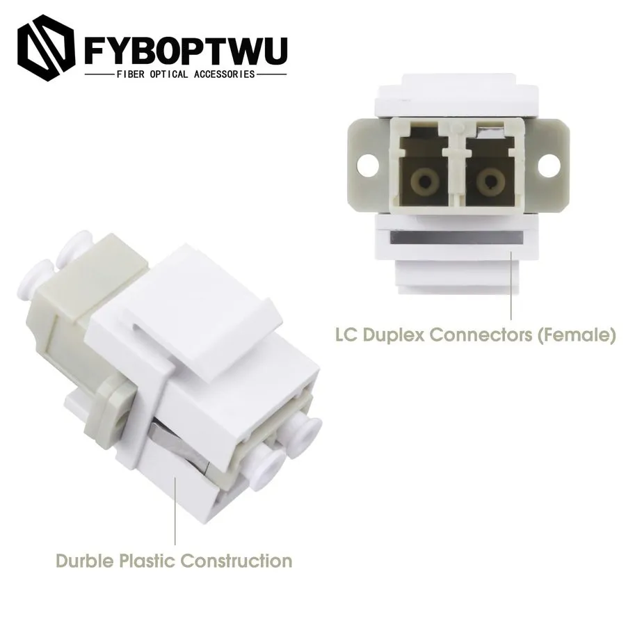 Оптический модуль LC Fiber Optical Coupler Adapter LC to LC OM2/OM1 Coupler Dupl — фото лота 1