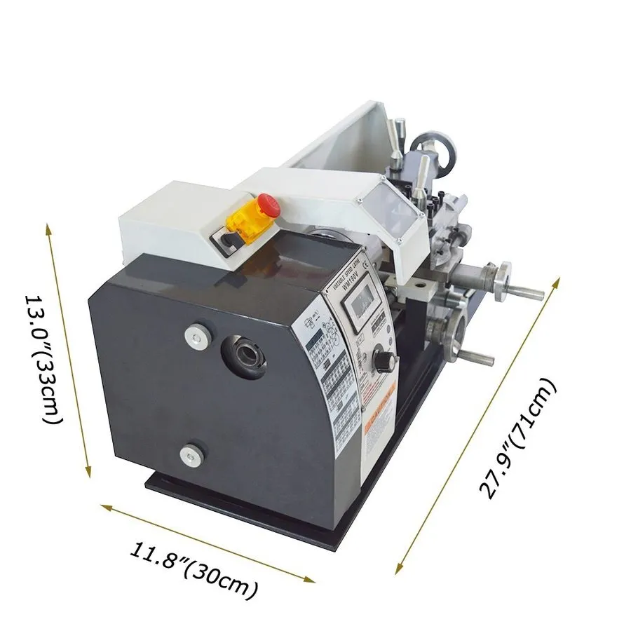 Оборудование ЧПУ WM180V Metal Lathe Machine Benchtop Lathe Machine 7''x12'' Lath