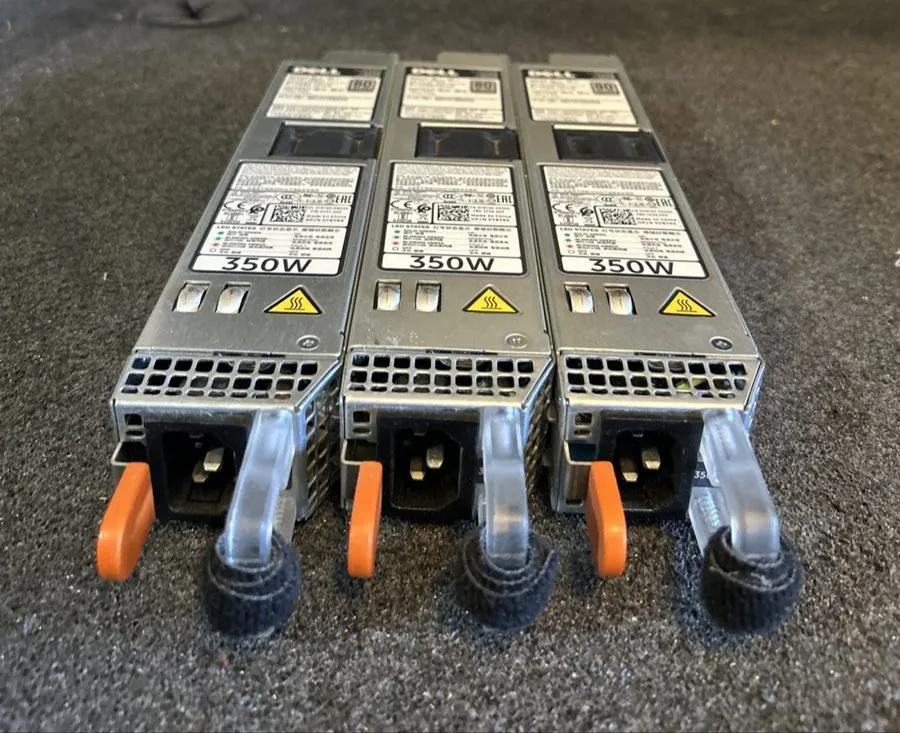 Блок питания Dell D350E-S1 350W Power Supply 80 Plus Platinum PowerEdge 0Y8Y65