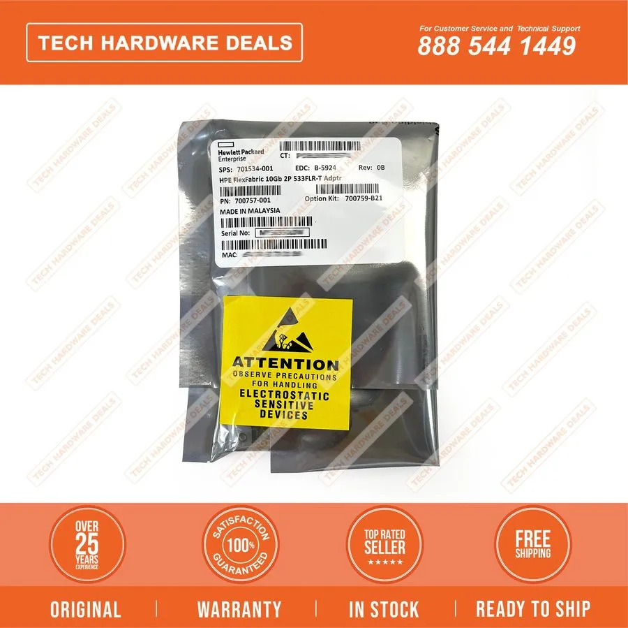 GPU-ускоритель 700759-B21 HP FlexFabric 10Gb 2P 533FLR-T Adptr