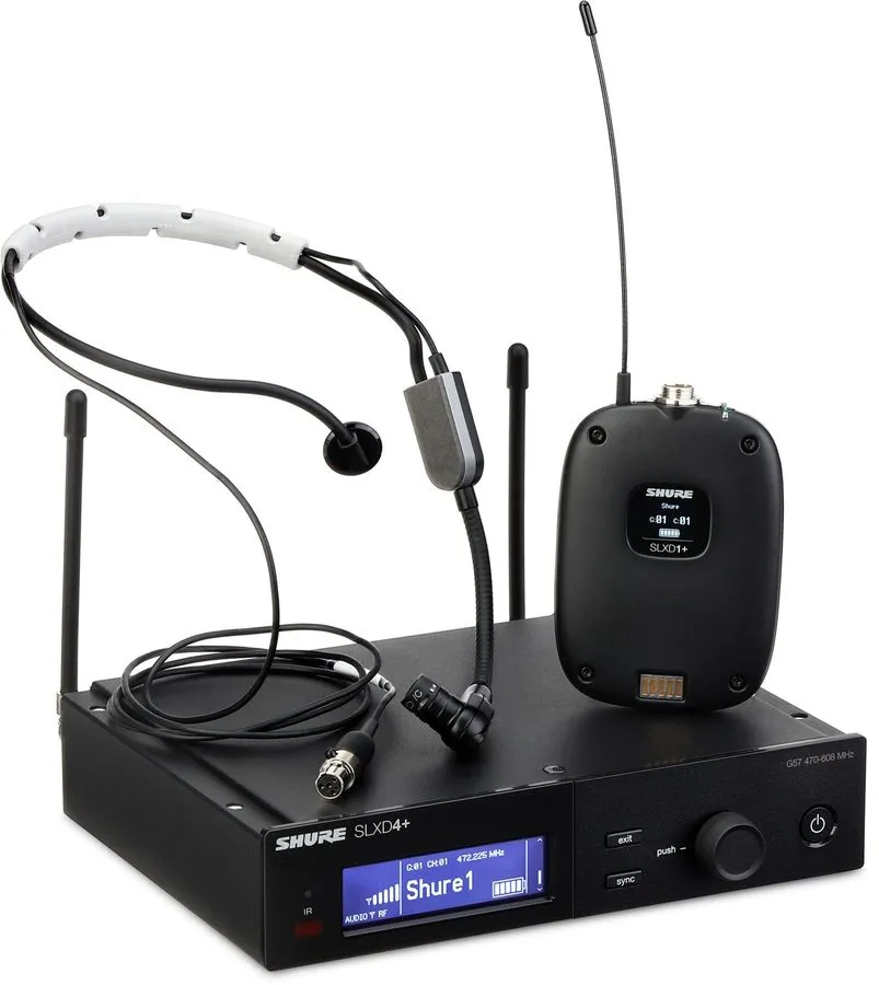 Радиосистема Shure SLXD14+/SM35 Wireless Headset Microphone System G57 Band