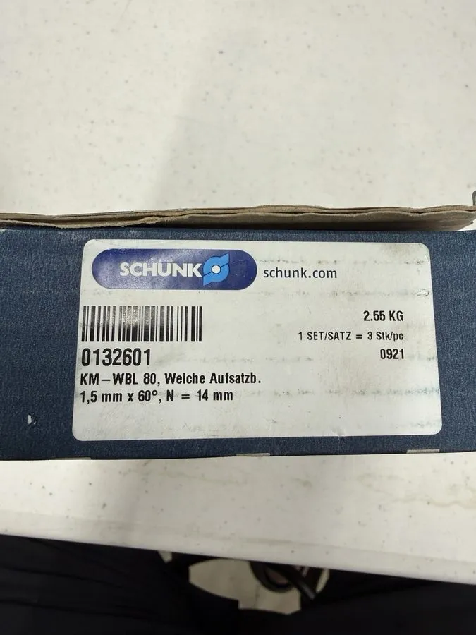 Режущий инструмент Schunk 0132601 Steel Soft Top Jaws