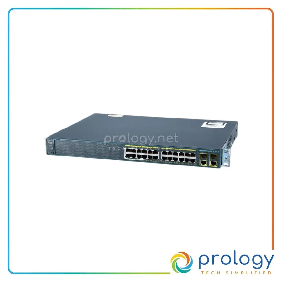 Коммутатор Cisco WS-C2960-24LC-S 24-Port 8 PoE + 2 Gigabit T/SFP Network Switch