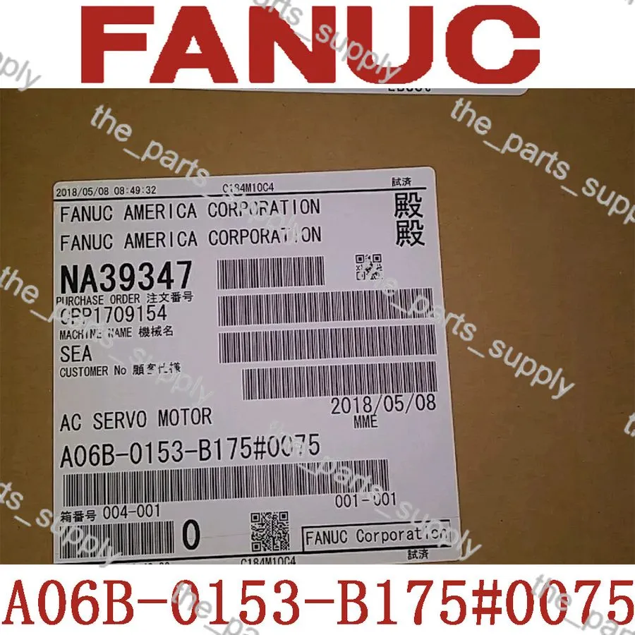Серводвигатель FANUC A06B-0153-B175 AC SERVO MOTOR 4.8kW 3000RPM