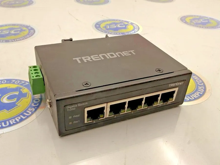 Коммутатор TRENDnet TI-G50 5-Port Hardened Industrial Gigabit DIN-Rail Switch 12