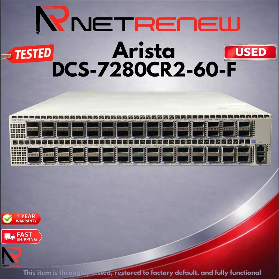 Коммутатор Arista 7280R2 DCS-7280CR2-60-F Data Center Switch 60x100GbE QSFP28 — фото лота 1