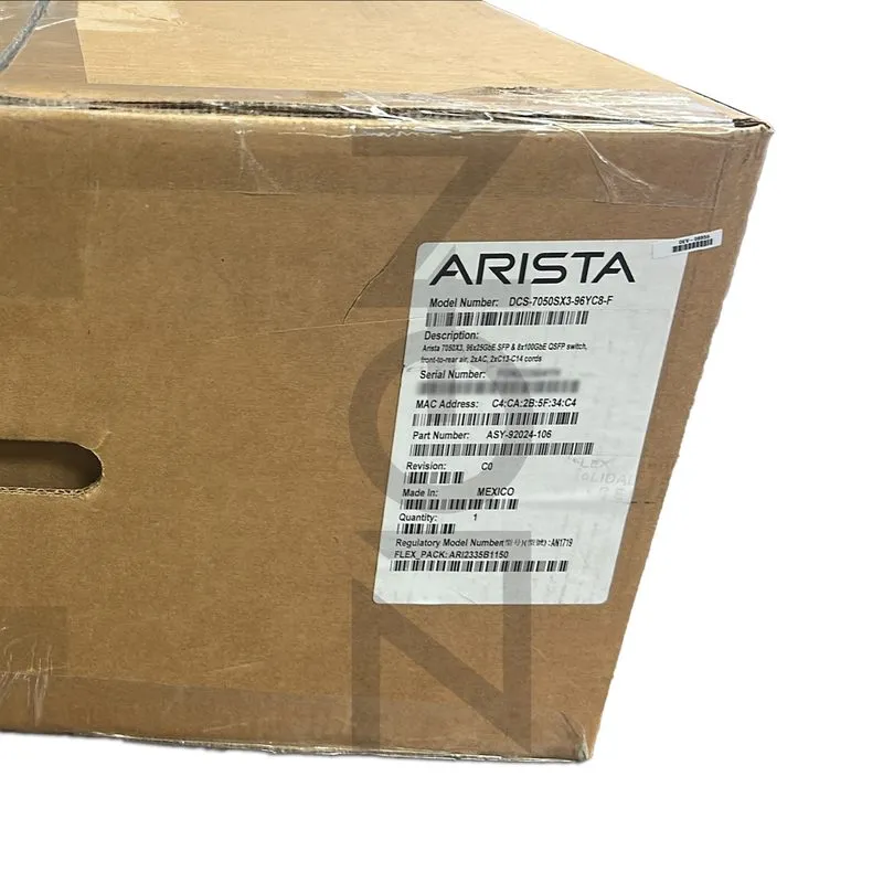 Коммутатор Arista DCS-7050SX3-96YC8-F 96x25G 8x100G QSFP28 Data Center Switch — фото лота 2