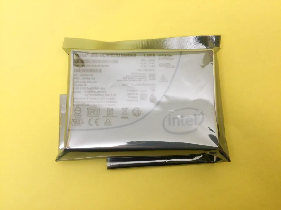 SSD-накопитель SSDPE2KX010T8 Intel DC P4510 1TB NVMe PCIe 3.1x4 3D TLC 2.5" 15mm