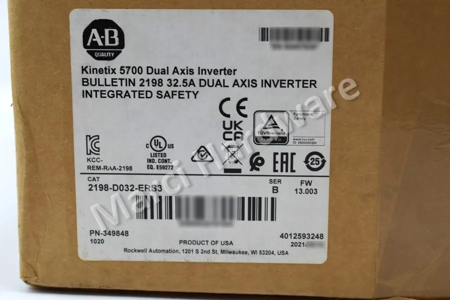 Сервопривод ALLEN BRADLEY 2198-D032-ERS3 KINETIX 5700 DUAL AXIS SERVO DRIVE