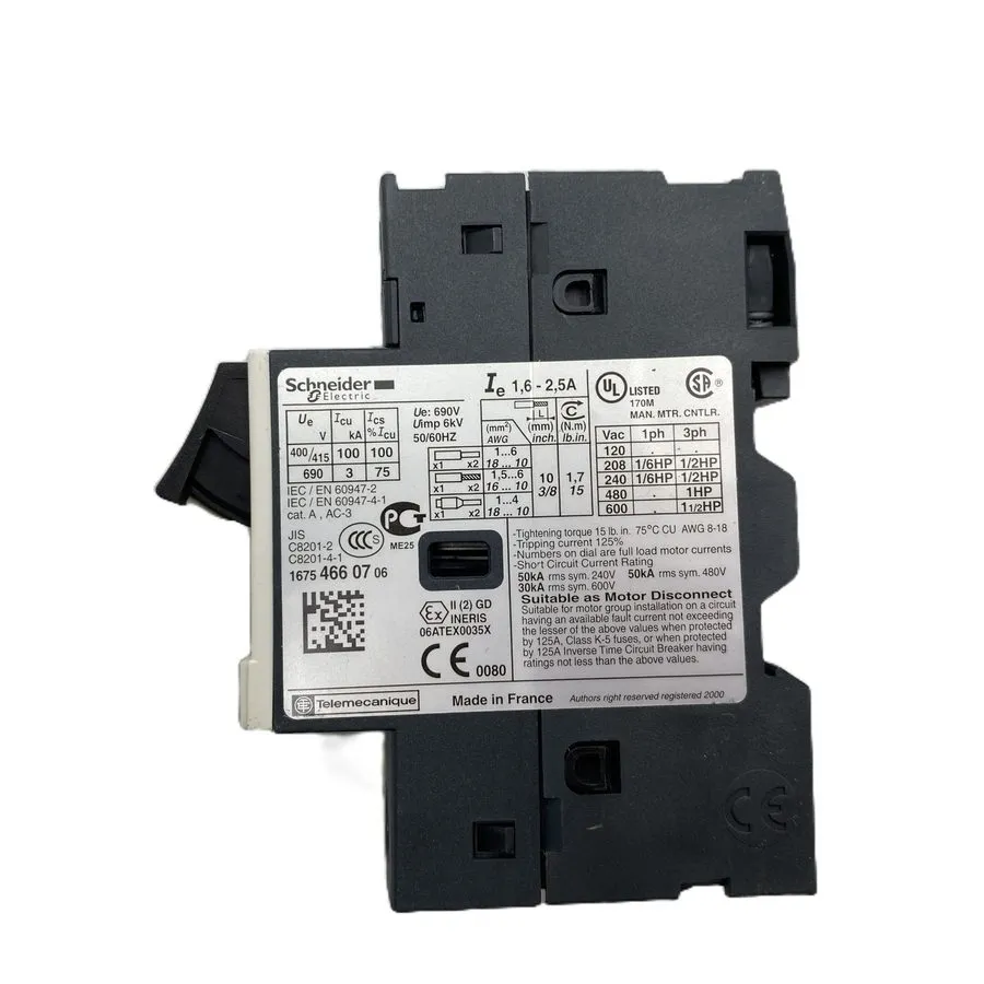 Автоматический выключатель Schneider GV2ME07 Circuit breaker-thermal-magnetic 1. — фото лота 1