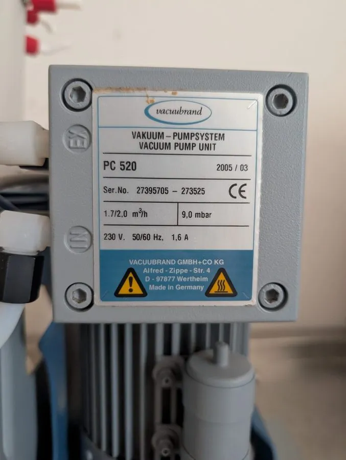 Насос Vacuubrand pc-520 vacuum pump — фото лота 1