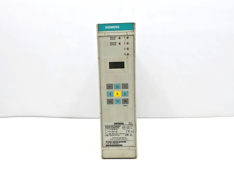 Реле защиты SIEMENS 7SJ6001-5EA00-0DA0/BB Over Current Protection Relay 240VAC