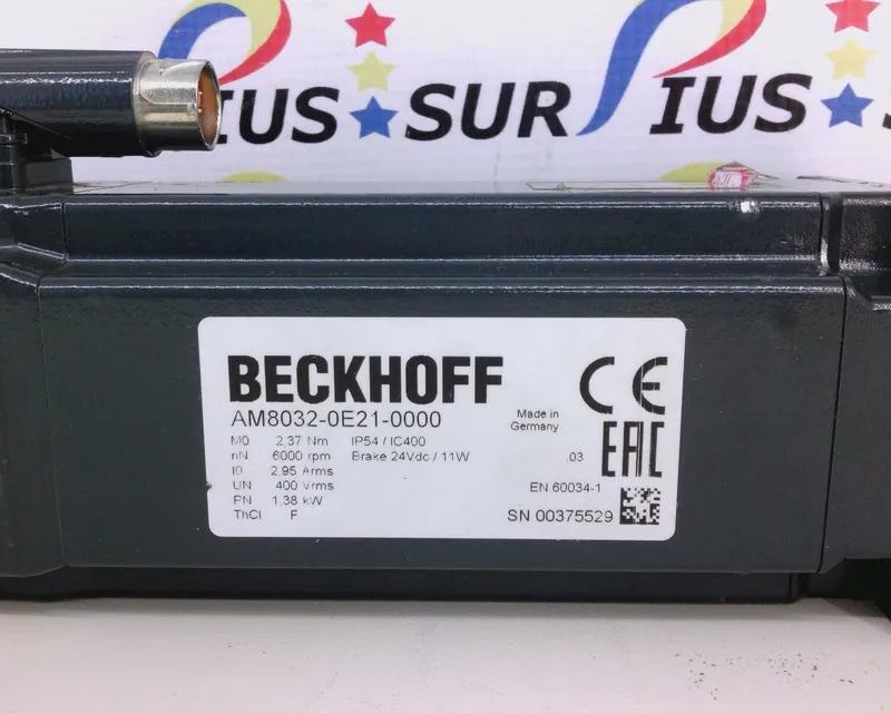 Серводвигатель Beckhoff AM8032-0E21-0000 Servo Motor 2.37Nm 1.38kW