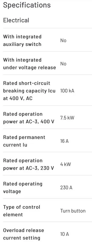 Автоматический выключатель Allen Bradley 140M-D8E-C16 Motor Protection Circuit B