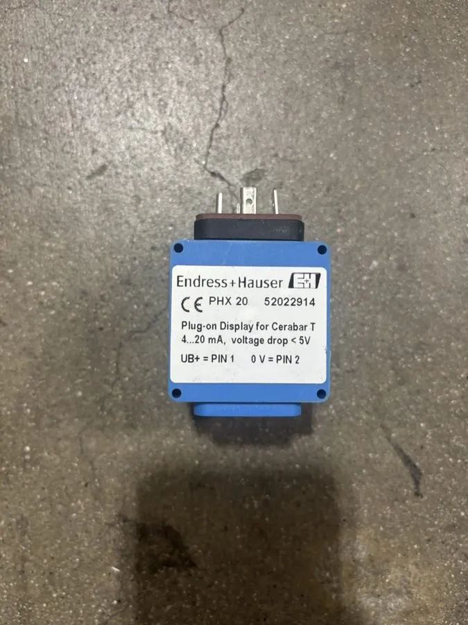 Датчик ENDRESS + HAUSER PHX20 PLUG-ON DISPLAY — фото лота 1