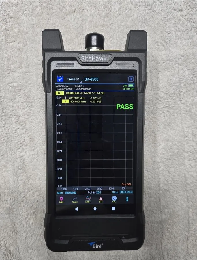 Анализатор Bird SK-4500 SiteHawk 4.5GHz Handheld Cable And Antenna Analyzer — фото лота 1