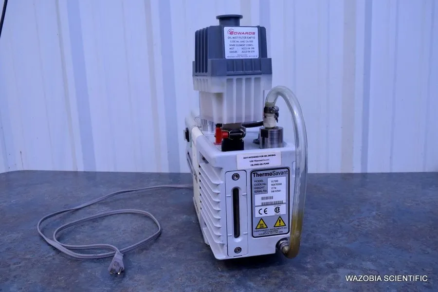 Насос THERMO SAVANT VLP200 ROTARY VANE DUAL STAGE LABORATORY VACUUM PUMP EDWARDS — фото лота 2