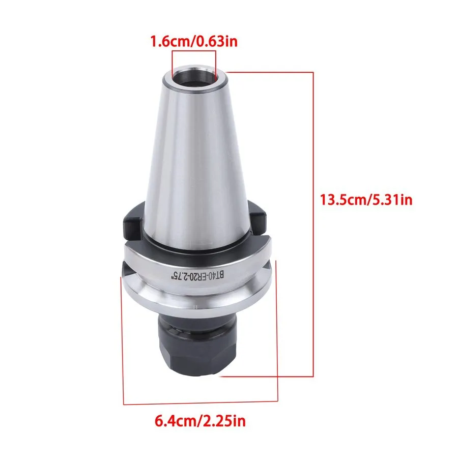 Режущий инструмент BT40-ER20 Collet Chuck 2.75" GAGE Length Precision Tool Holde