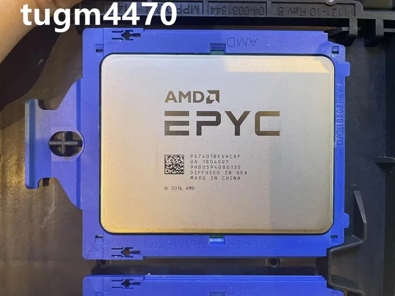 Сервер AMD EPYC 7401 Server CPU 2P 24 Cores 48 Threads 2.0GHz 64MB DDR4 2666MHz 