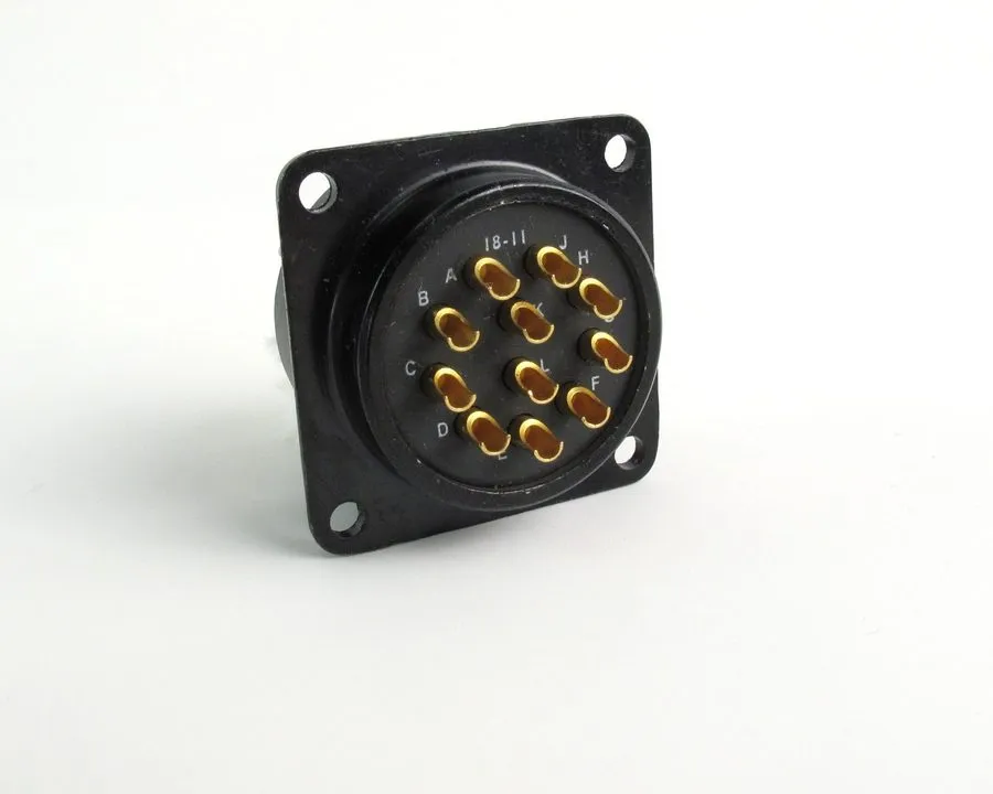 Разъём Amphenol PT02E18-11P Electrical Circular Connector Plug Sz 18 11POS Gold
