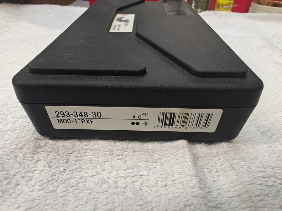 Микрометр Mitutoyo Digital Micrometer 293-348-30 IP65 Coolant Proof 0-1" — фото лота 2