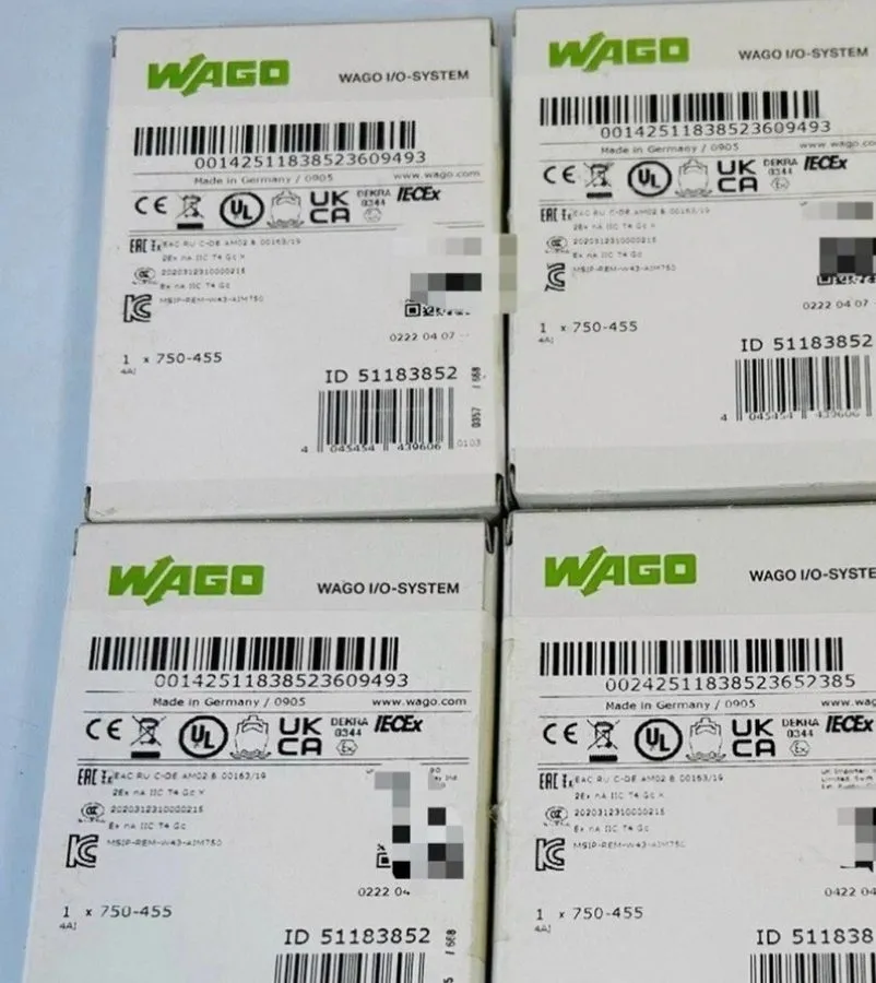 ПЛК Wago 750-455 Buscoupler DeviceNet Module PLC