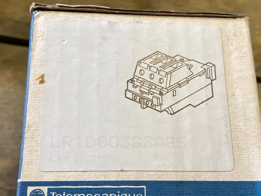 Реле защиты Telemecanique LR1D80363A65 Thermal Relay 63–80A Motor Protection Rel — фото лота 2