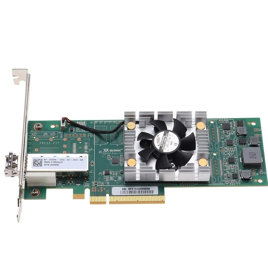 Трансивер DELL 0H28RN QLOGIC QLE2660-DEL Single Port 16GB SFP+ Fibre Channel HBA