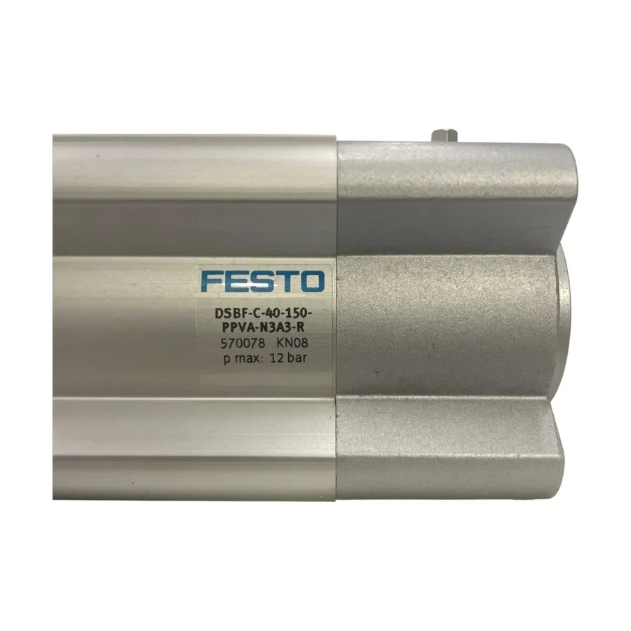 Пневмоцилиндр Festo DSBF-C-40-150-PPVA-N3A3-R 570078 ISO Pneumatic Cylinder — фото лота 1