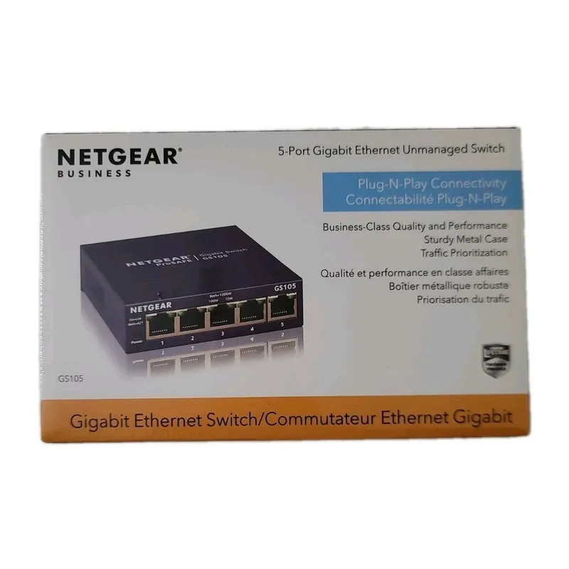 Коммутатор NETGEAR ProSafe GS105 Desktop Switch 5-Port Gigabit GS105NA