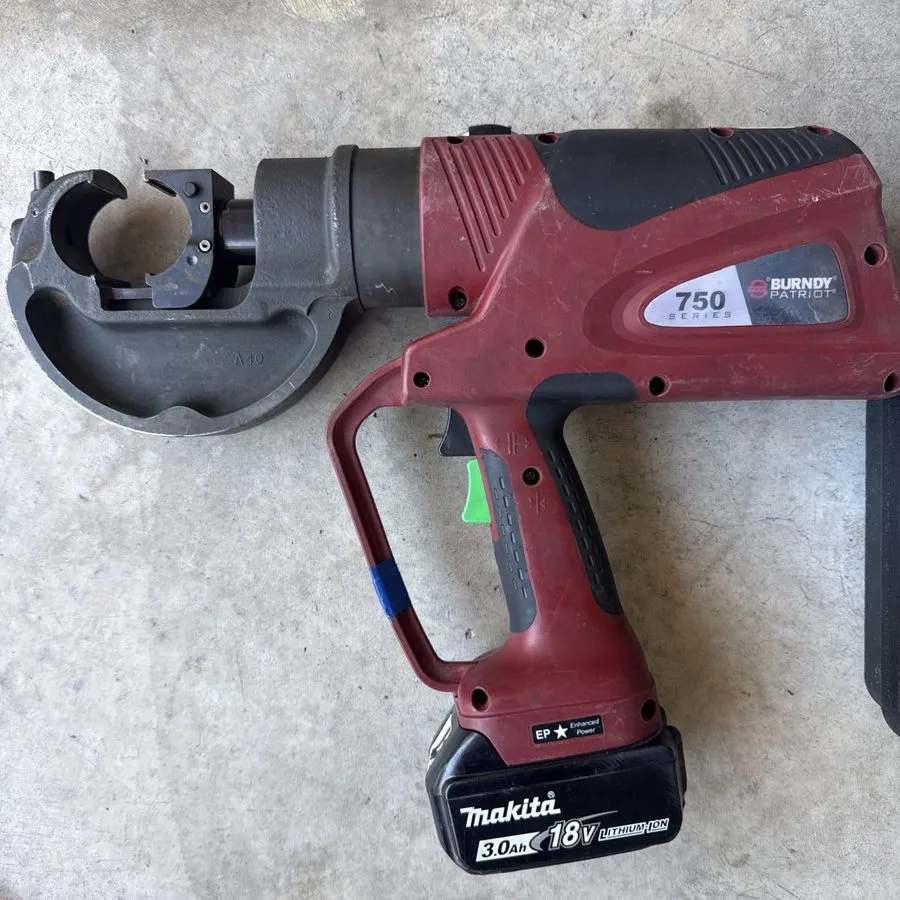 Электрооборудование Burndy Patriot 750 Series Hydraulic Crimper Tool PAT750LI