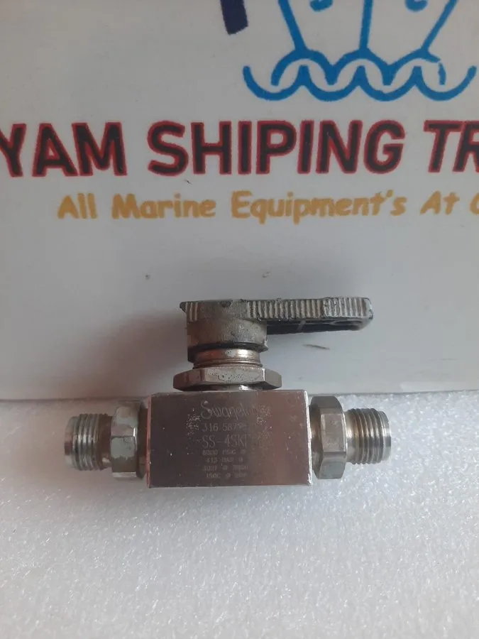 Клапан Swagelok SS-4SKPS6 Stainless Steel Instrument Plug Valve 6000 PSI