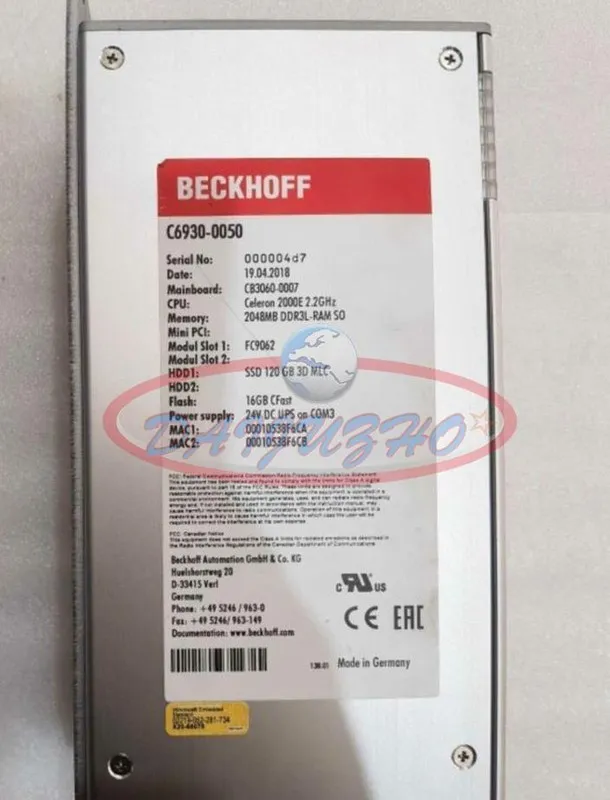 Промышленный компьютер 1PC Beckhoff C6930-0050