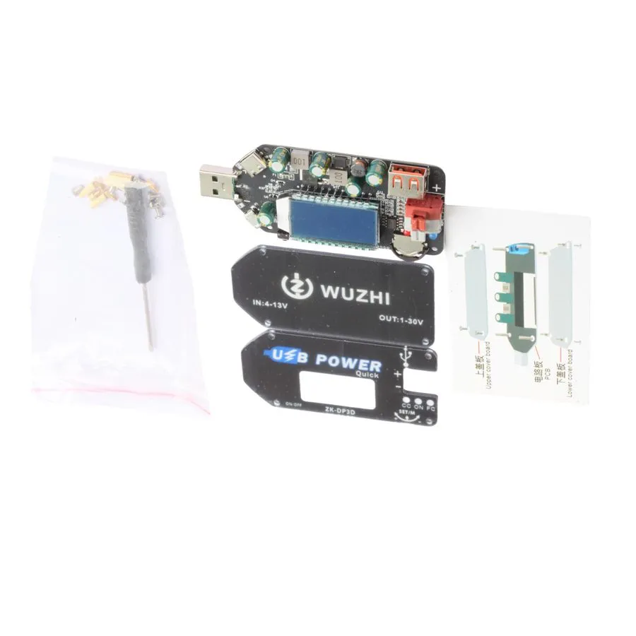 Модуль ZK-DP3D CNC Digital USB TYEPE-C DC Converter CC CV 1-30V 2A 15W Power Mod