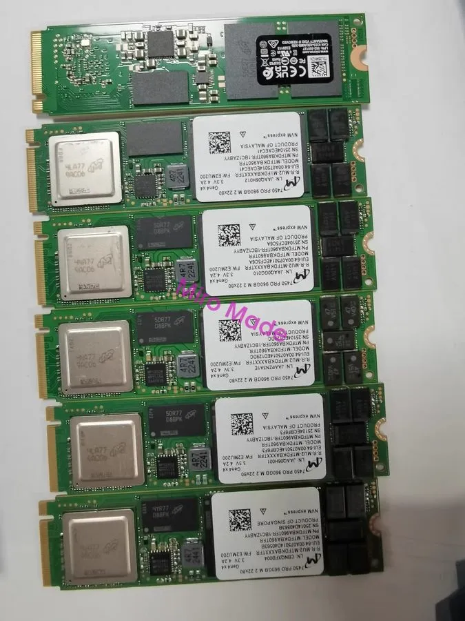 SSD-накопитель 1x MICRON 7450 PRO 960GB M.2 NVME 22x80 Gen4x4 MTFDKBA960TFR-1BC1