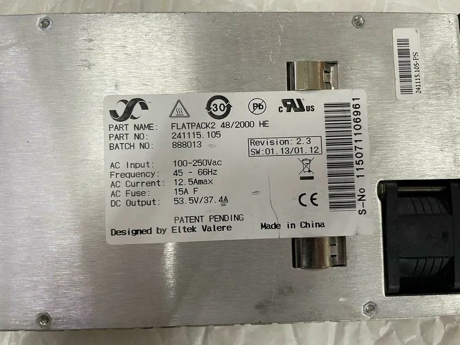 Блок питания ELTEK FLATPACK2 48/2000 HE 241115.105-PS Power Supply Rectifier Mod