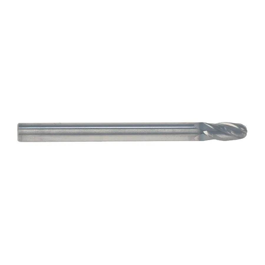 Режущий инструмент NIAGARA N53998 1/2 Size, 2 LOC, 4 Flute, Solid Carbide Ball E — фото лота 1