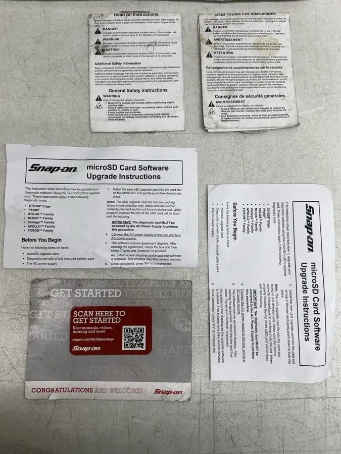 Диагностический сканер Snap-on Tools EESC337 SOLUS + Plus Automotive Scanner 25.
