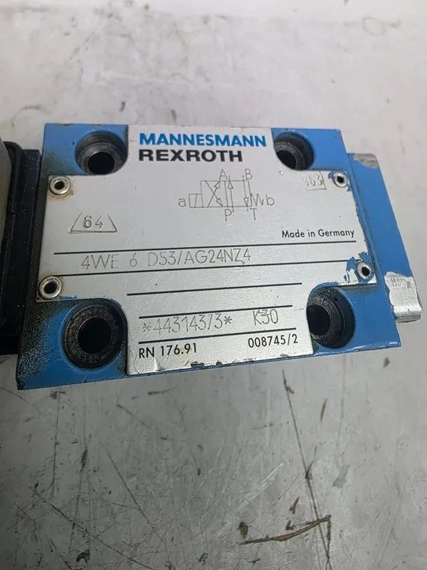 Электромагнитный клапан Rexroth 4WE6 D53/AG24NZ4 Directional Control Solenoid Va