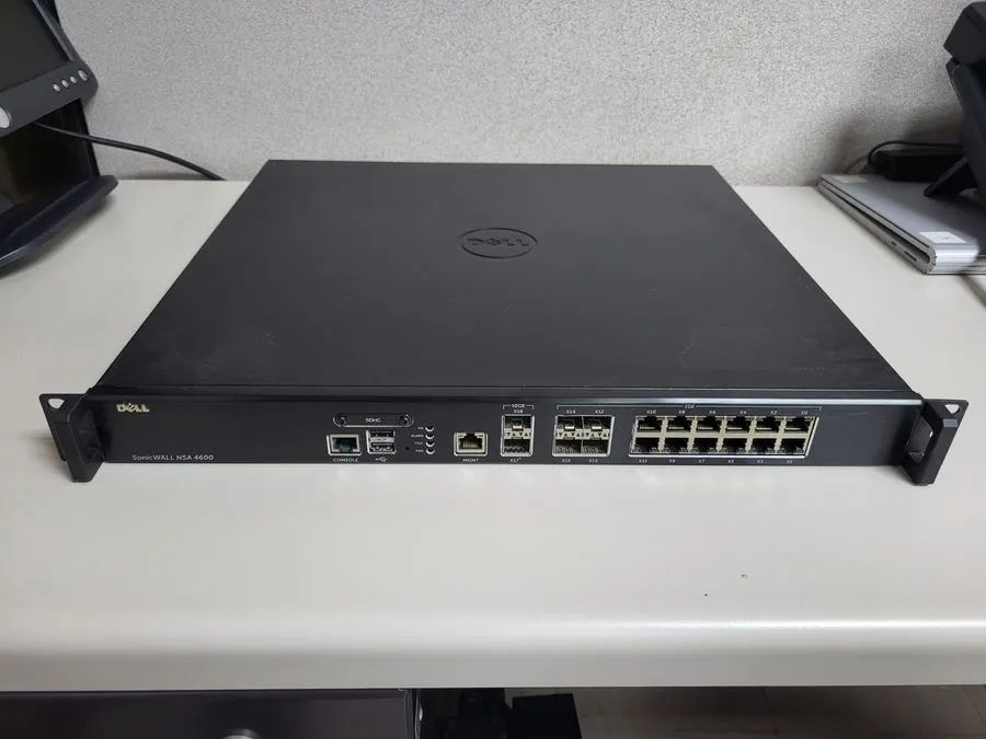 Межсетевой экран Dell Sonicwall NSA 4600 Firewall 12 Port Network Security Appli