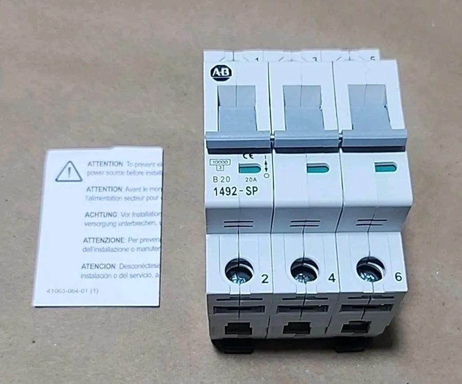 Автоматический выключатель Allen-Bradley 1492-SP3B200 /C Mini Circuit Breaker 20