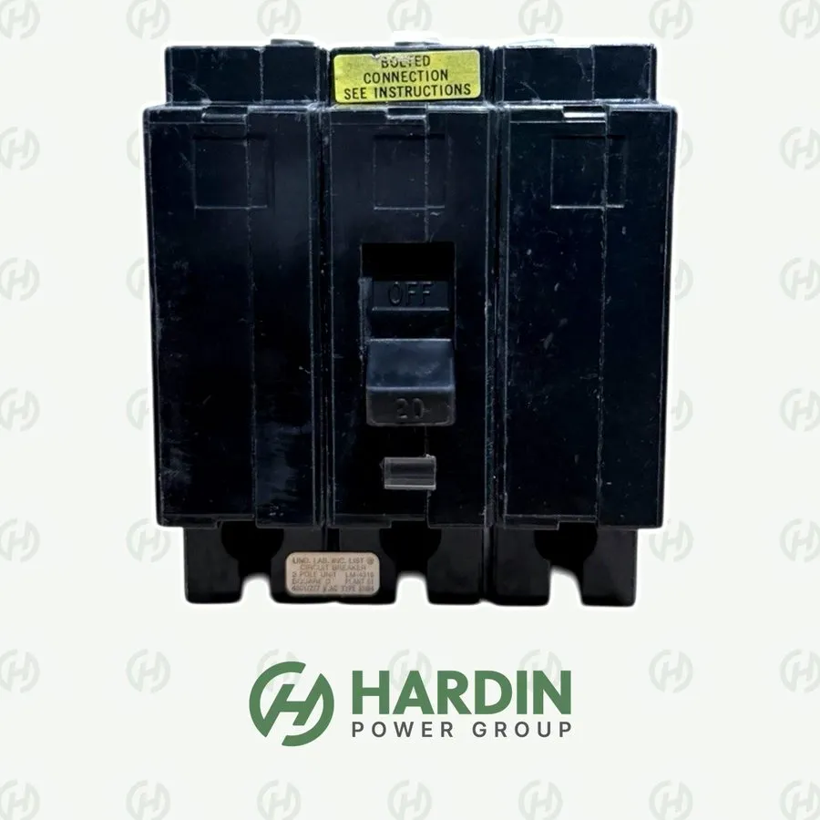 Автоматический выключатель SQUARE D EHB34020 EHB 3 POLE 20 AMP 480v CIRCUIT BREA