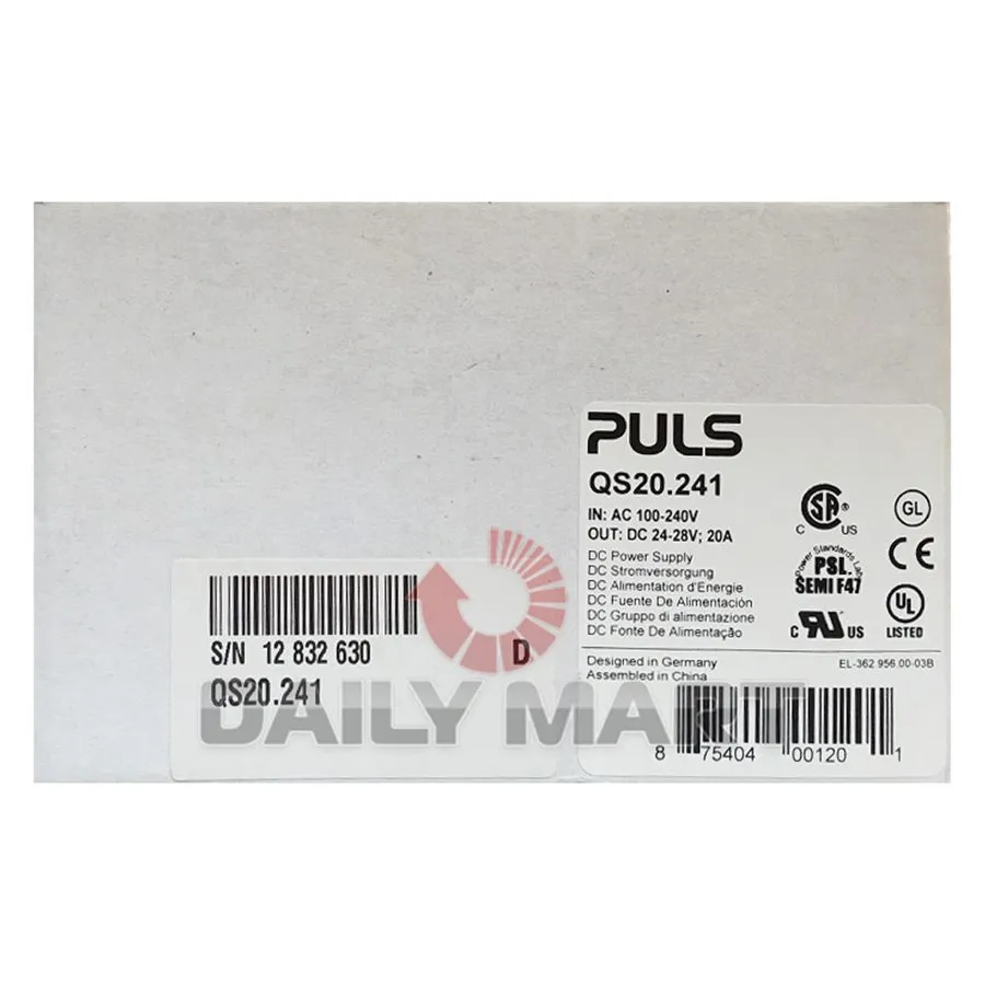 Блок питания Puls QS20.241 DIN Rail Power Supply US FREE