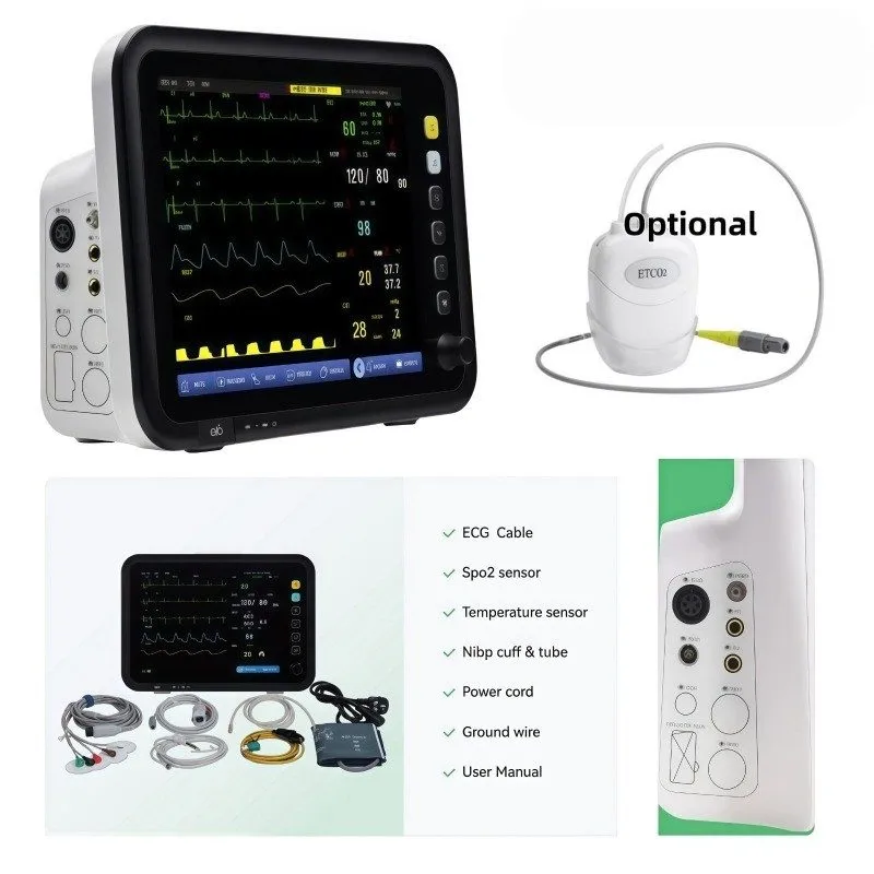 Электрокардиограф Inch Vital Signs Portable Monitor Multi-parameter YK8000C