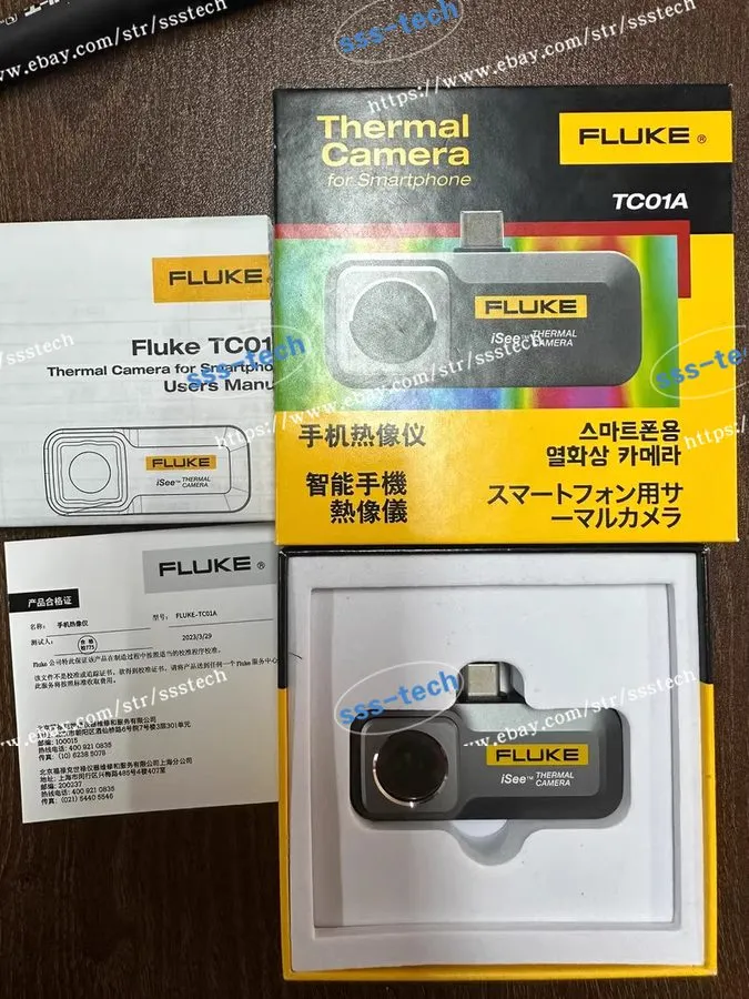 Оптико-электронная система Fluke TC01A Mobile Phone Infrared Thermal Imager Expe